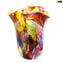 Lagune Multicolore - Vase Soufflé - Verre Original de Murano OMG®