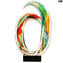 Multicolor Waves - Skulptur - Original Murano Glas OMG