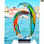 多色波浪 - 雕塑 - 原始穆拉諾玻璃 OMG