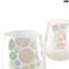 Conjunto de 2 copos - shot - bolhas de cristal e iridescentes - Copo Murano Original - OMG