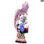 La mujer punk giada - cubismo - Cristal de Murano original - omg