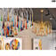 Drop Chandelier in Clear glass and amber - Original Murano Glass OMG 