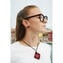 Parure Cortina Rhombus - Rouge et aventurina - Original Murano Glass OMG