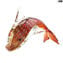 海豚雕像 - 紅色 - Original Murano Glass Omg
