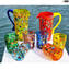 Pitcher murrine - 紅色 - Original Murano Glass OMG