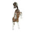 Pferd - mit Aventurin - Original Murano Glas OMG