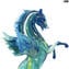 Pegasus - Blue Marine - Verre de Murano d'origine OMG