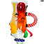 Amphora abstraktes Gesicht - Picasso-Hommage - Original Muranoglas OMG