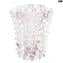 Vase Thorns - rose clair - Centre de table - Original Murano Glass OMG