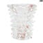 Thorns Vase -  light pink - Centerpiece - Original Murano Glass OMG