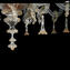 베네치아 샹들리에 마르게리타 8+4 조명 - 꽃무늬 - 오리지널 무라노 유리 OMG