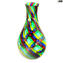 فازة حلزونية أمبولة كان - زجاج مورانو الأصلي OMG