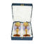 2er Set Trefuochi Gläser Alexandrit - Original Murano Glas OMG