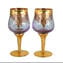 Set of 2 Trefuochi Glasses Alexandrite -  Original Murano Glass OMG