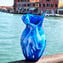 Морские волны - Сицилия - Ваза -Оригинал муранского стекла OMG