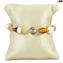 Bracelet Shell - with Gold - Original Murano Glass OMG