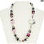 Necklace Firenze - with silver- Original Murano Glass OMG