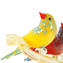 Wonderful Sparrows On A Branch - 金色 24KT - Original Murano Glass OMG