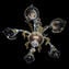 Venetian Chandelier - Calla Crystal and gold - Original Murano Glass