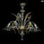 Venetian Chandelier - Calla Crystal and gold - Original Murano Glass