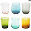 Juego de 6 vasos para beber - Verano - Cristal de Murano original OMG