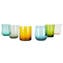 Set of 6 Drinking glasses - Summer - Original Murano Glass OMG