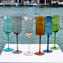 Bauhaus - 6er Set farbig - Original Murano Glas OMG