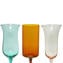 Bauhaus -  Set of 6 pieces colored - Original Murano Glass OMG