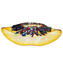 Sombrero fiamme - ambra - Original Murano Glass