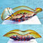 Sombrero fiamme - ambra - Original Murano Glass