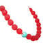 格拉納達 - 紅色項鍊珠 - 原始穆拉諾玻璃 OMG
