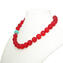 Granada - collana rossa con perle in vetro di Murano Originale OMG