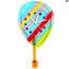 Hot Air Balloon Pendulum Watch Multicolor - 벽시계 - Murano glass OMG