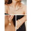 Collana Nizza - Perle e Oro - Vetro di Murano Originale OMG