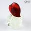 Heart Love - Paperweight - Original Murano Glass