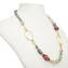 Necklace Berlin - Red pearls and gold - Original Murano Glass OMG