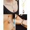 Pendant necklace Mary - Silver leaf - Original Murano Glass OMG