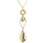 Pendant necklace Emily - Gold leaf - Original Murano Glass OMG