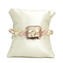 Bracelet Riga - Pink and gold - Original Murano Glass OMG
