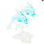 Figurine couple de dauphins - Original Murano Glass OMG