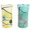 Murrine Vase with silver - Aquamarine - Original Murano Glass OMG 