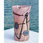 Vase Murrine avec argent - Rose - Verre de Murano original OMG