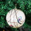 Palla di Natale - Avorio Murrina Fantasy - Vetro di Murano Originale OMG