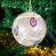 Palla di Natale - Rosa Murrina Fantasy - Vetro di Murano Originale OMG
