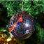 Bola de Natal - Blue Millefiori Fantasy - Vidro Murano Original OMG