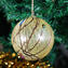 Christmas Ball - Ocher Millefiori Fantasy - Original Murano Glass OMG