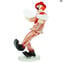 Clown figurine - Blinky - Original Murano Glass OMG
