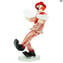 Figurine Clown - Blinky - Original Murano Glass OMG