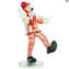 Clown figurine - Blinky - Original Murano Glass OMG