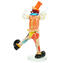 Clownfigur - Bongo - Original Murano Glas OMG